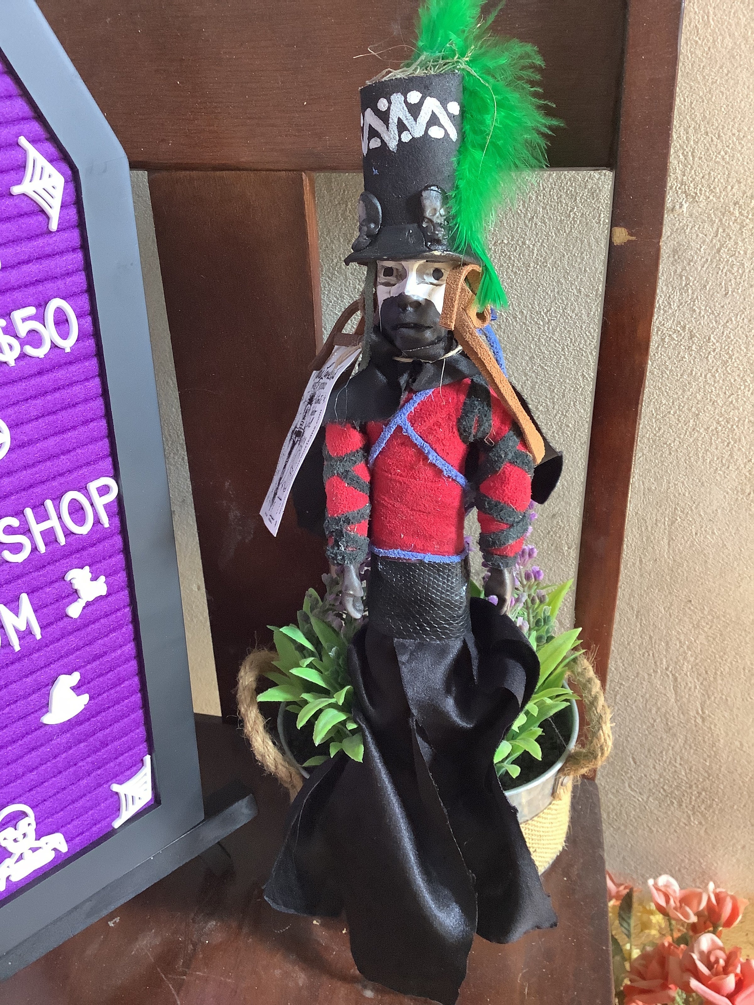 Papa legba voodoo doll new arrivals